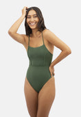 Load image into Gallery viewer, Byron Bay Swimsuit - Seaweed Green