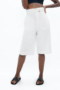 Load image into Gallery viewer, Florence Above Knee Pants - White Dove