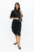 Load image into Gallery viewer, Seville Midi Dress - Licorice Black