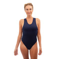 Load image into Gallery viewer, Santorini Swimsuit - Deep Sea Blue
