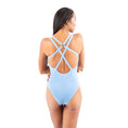 Load image into Gallery viewer, Santorini Swimsuit - Ocean Spray Light Blue
