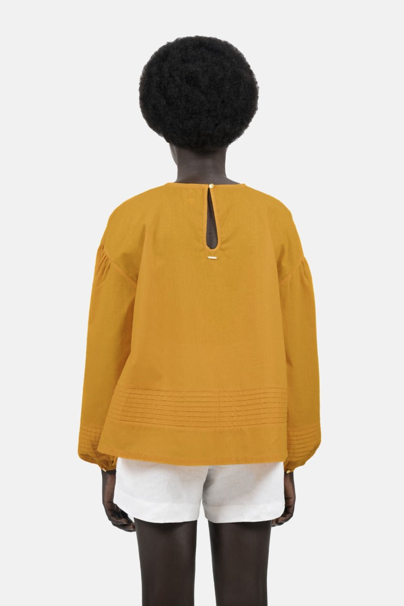 Strasbourg Blouse - Fenugreek Yellow