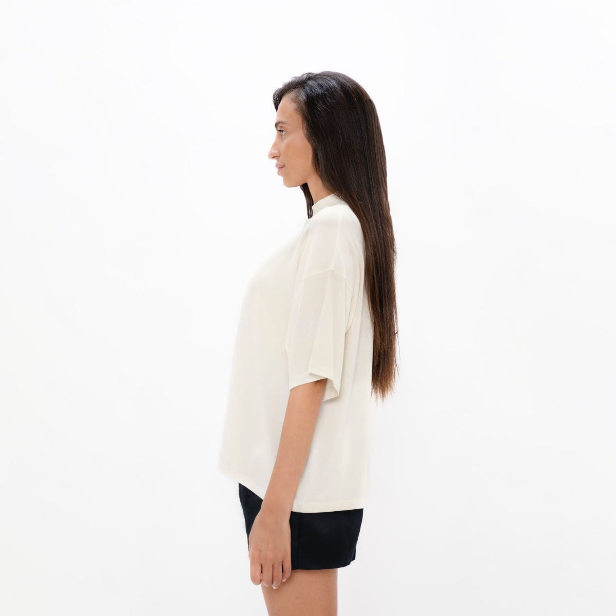 Beirut Boxy Tee - Powder