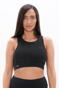 Load image into Gallery viewer, Boston Workout Bra - Black Sand
