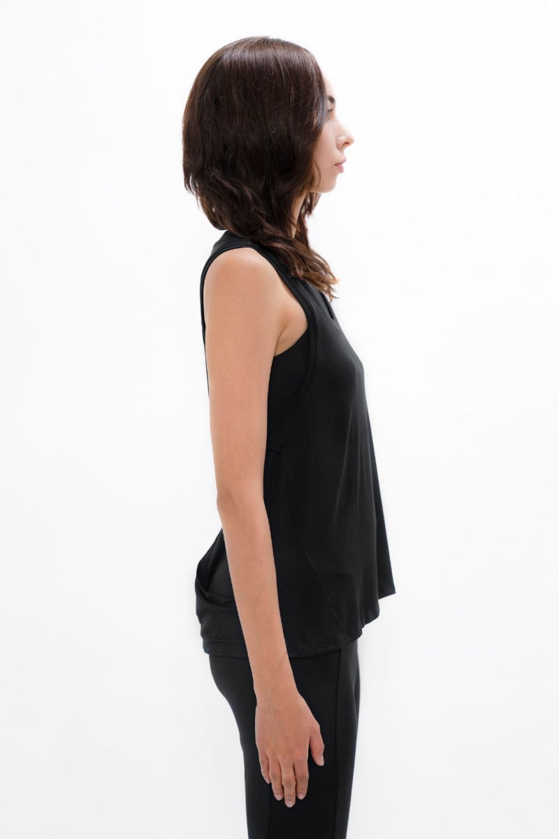 Brussel Tank Top - Black Sand