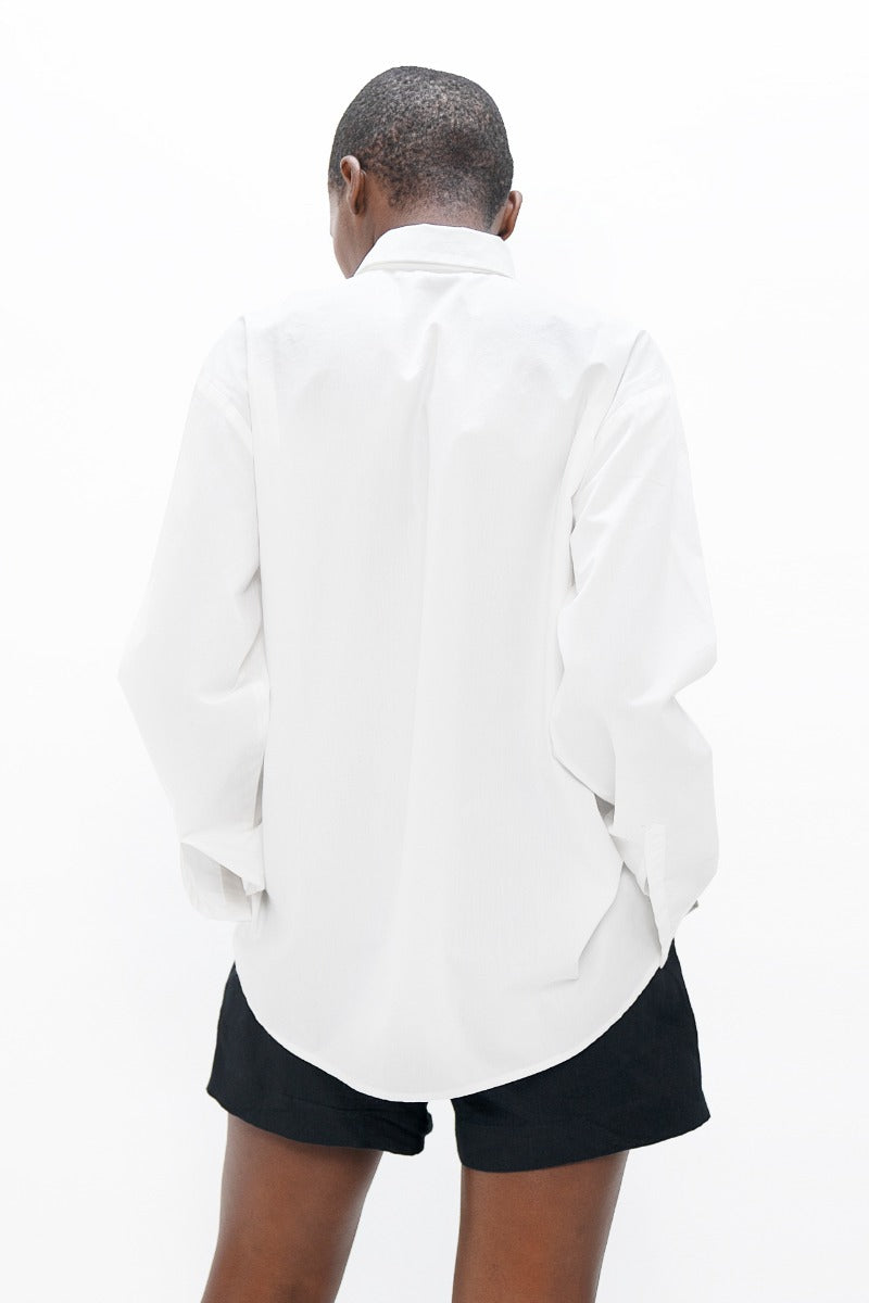 Budapest Oversize Shirt - Cloud White