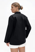 Load image into Gallery viewer, Budapest Oversize Shirt - Eclipse Black
