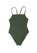 Load image into Gallery viewer, Byron Bay Swimsuit - Seaweed Green
