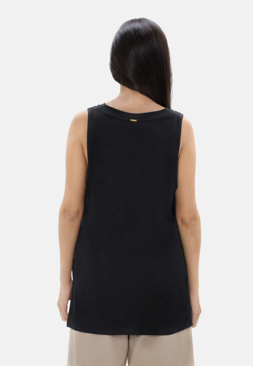 Cusco Tank Top - Black Sand