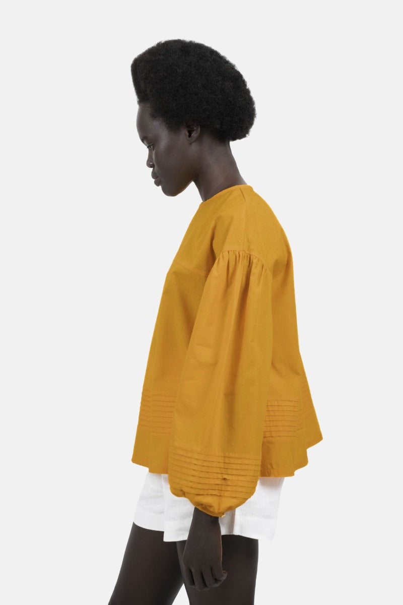 Strasbourg Blouse - Fenugreek Yellow