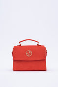 Load image into Gallery viewer, London Sadle Bag Pinatex - Cherry Red
