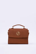 Load image into Gallery viewer, London Sadle Bag Pinatex - Mocha Brown
