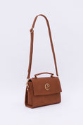 Load image into Gallery viewer, London Sadle Bag Pinatex - Mocha Brown
