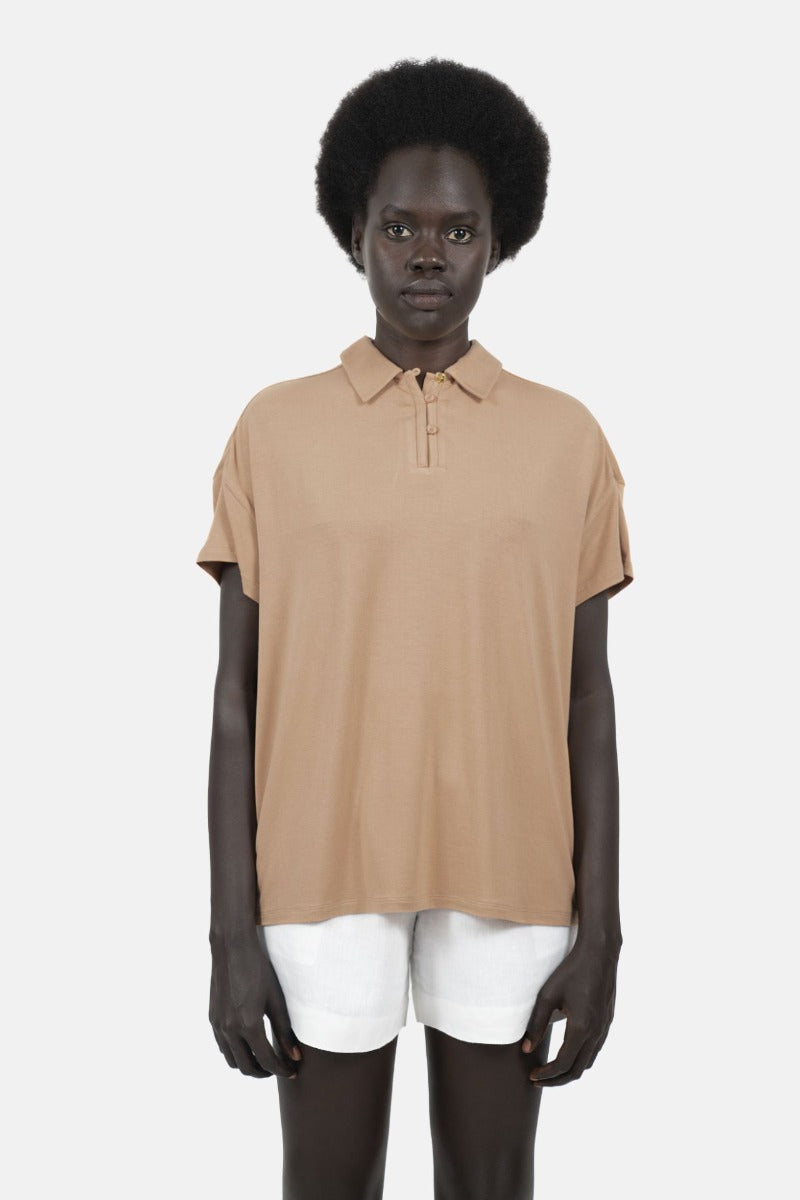 Metz Womens Polo Shirt - Butterum