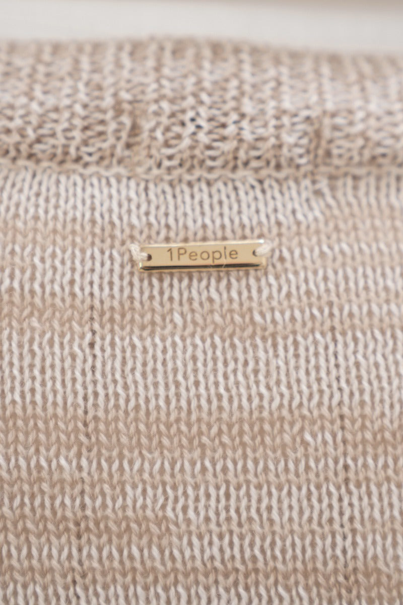 Nagano V-Neck Sweater - Sand Marl