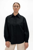 Load image into Gallery viewer, Prague Collar Shirt - Eclipse Black
