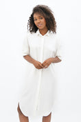 Load image into Gallery viewer, Seville Midi Dress - Porcelain White
