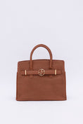 Load image into Gallery viewer, Sydney Handbag Pinatex - Mocha Brown
