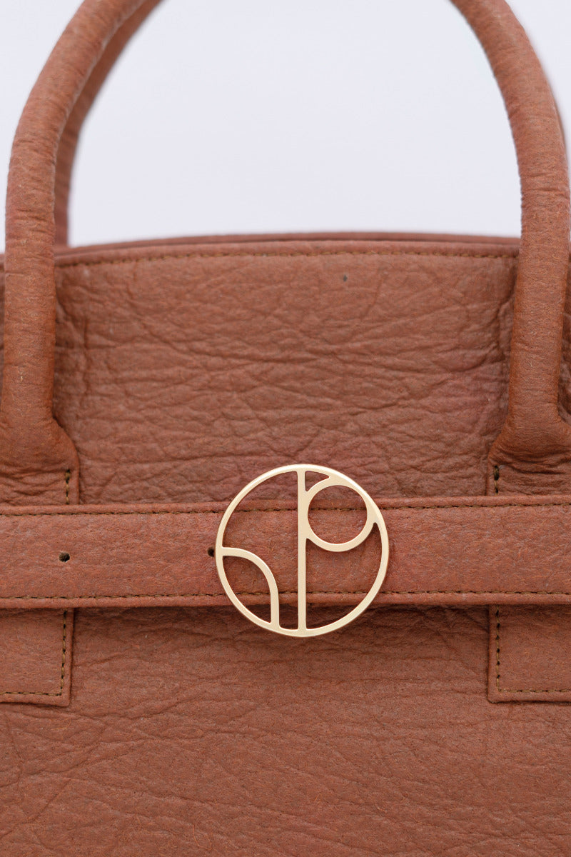 Sydney Handbag Pinatex - Mocha Brown