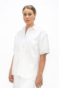 Load image into Gallery viewer, Vienna Short Sleeves Shirt - Cloud White
