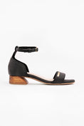 Load image into Gallery viewer, Chicago Ankle Strap Heels - Charcoal Black
